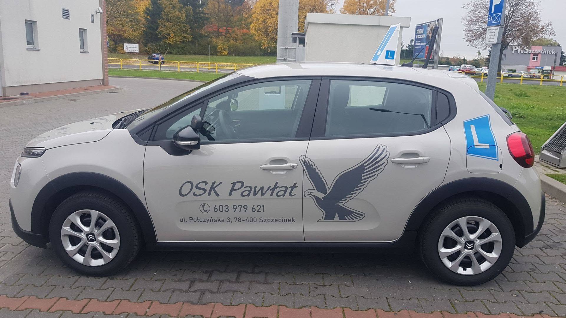 Citroën C3 OSK Pawłat z pełnym oznakowaniem — auto kursowe kat. B